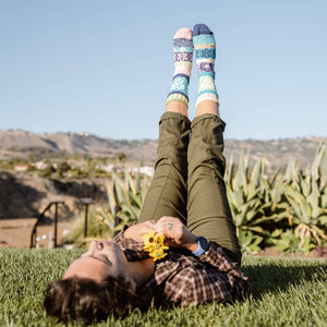 Solmate Socks - Hummingbird Crew Socks