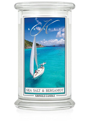 Sea Salt & Bergamot Large 2-Wick