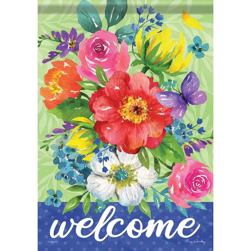 "Floral Spray" Dura Soft™ Large Flag