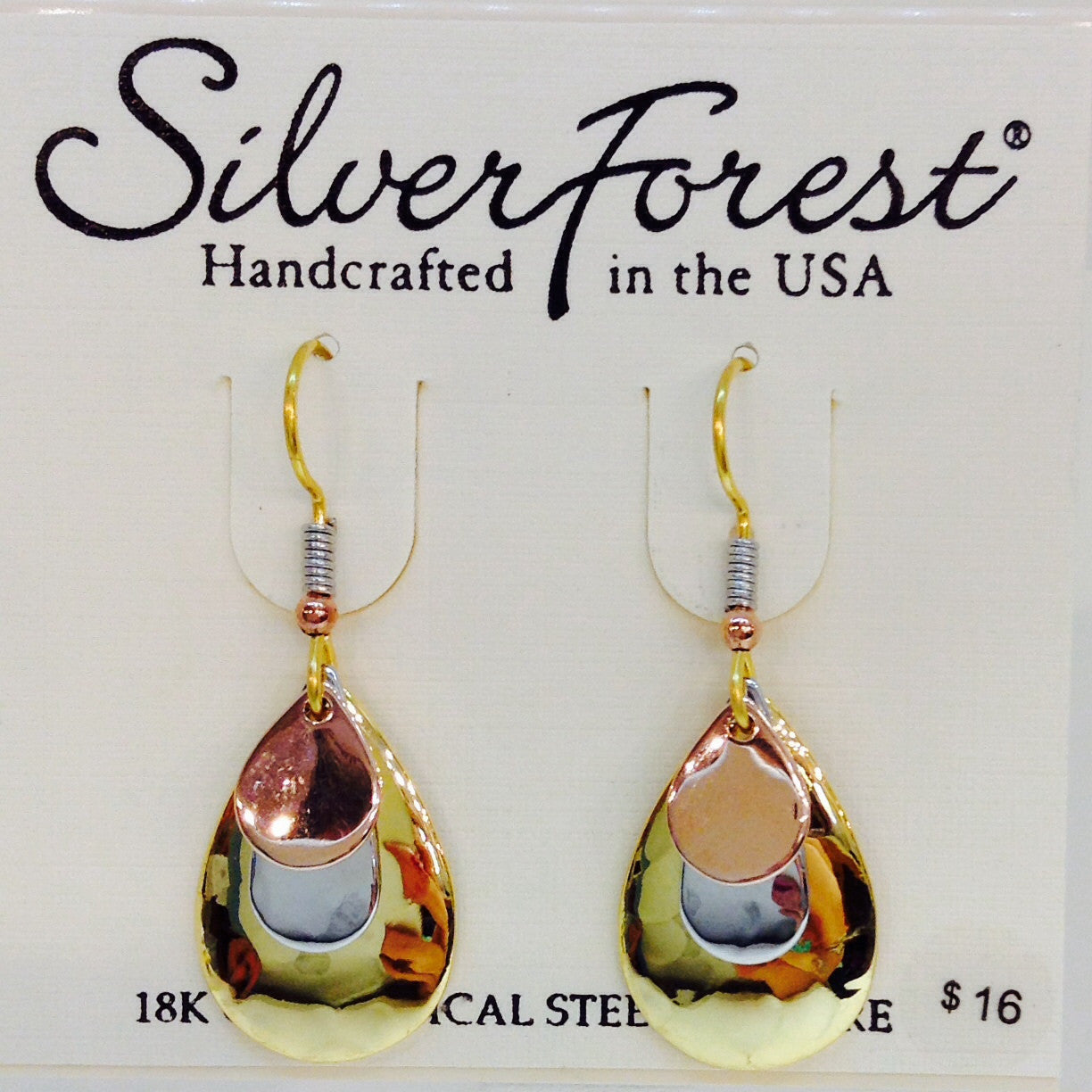 Small Teardrop With Tri-metal