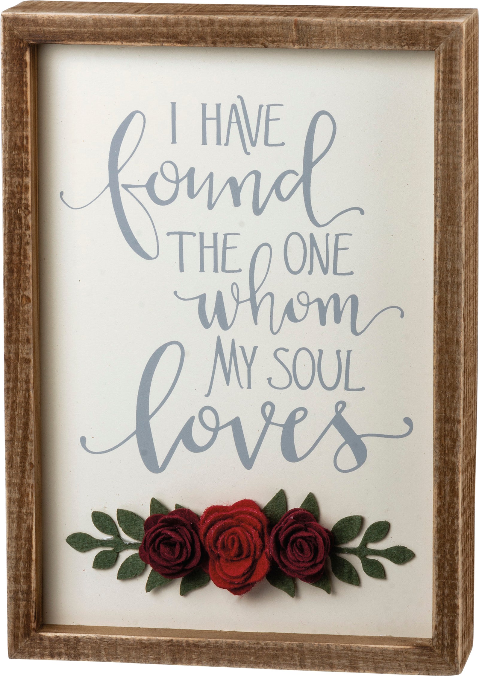 Inset Box Sign-My Soul