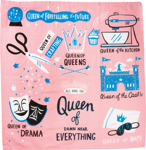 Dish Towel-Queen Pink
