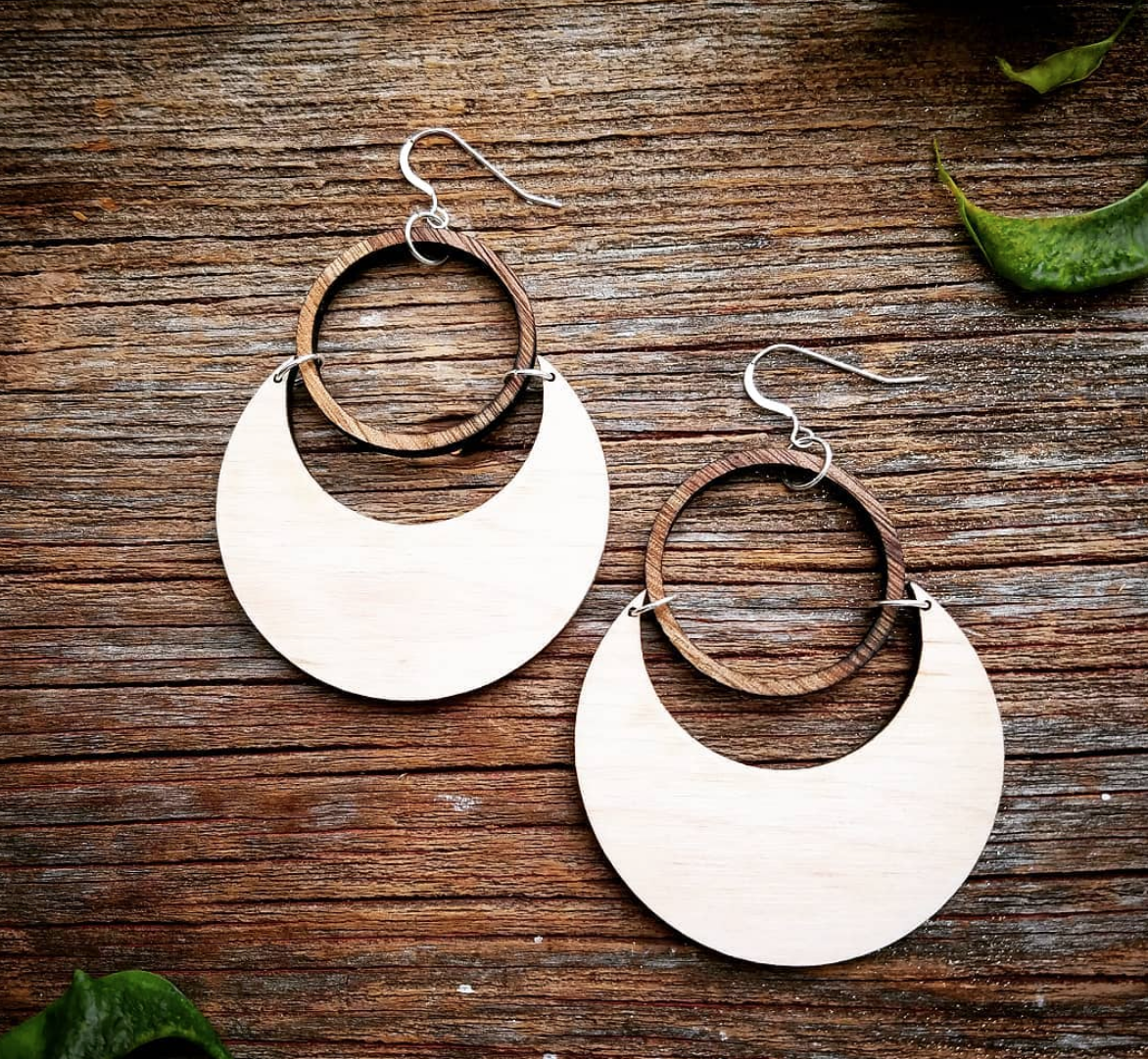 Super Moon Eclipse Earrings