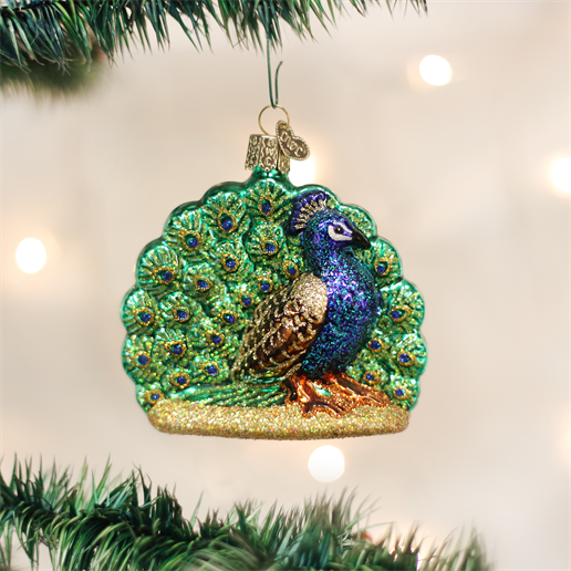 Proud Peacock Ornament