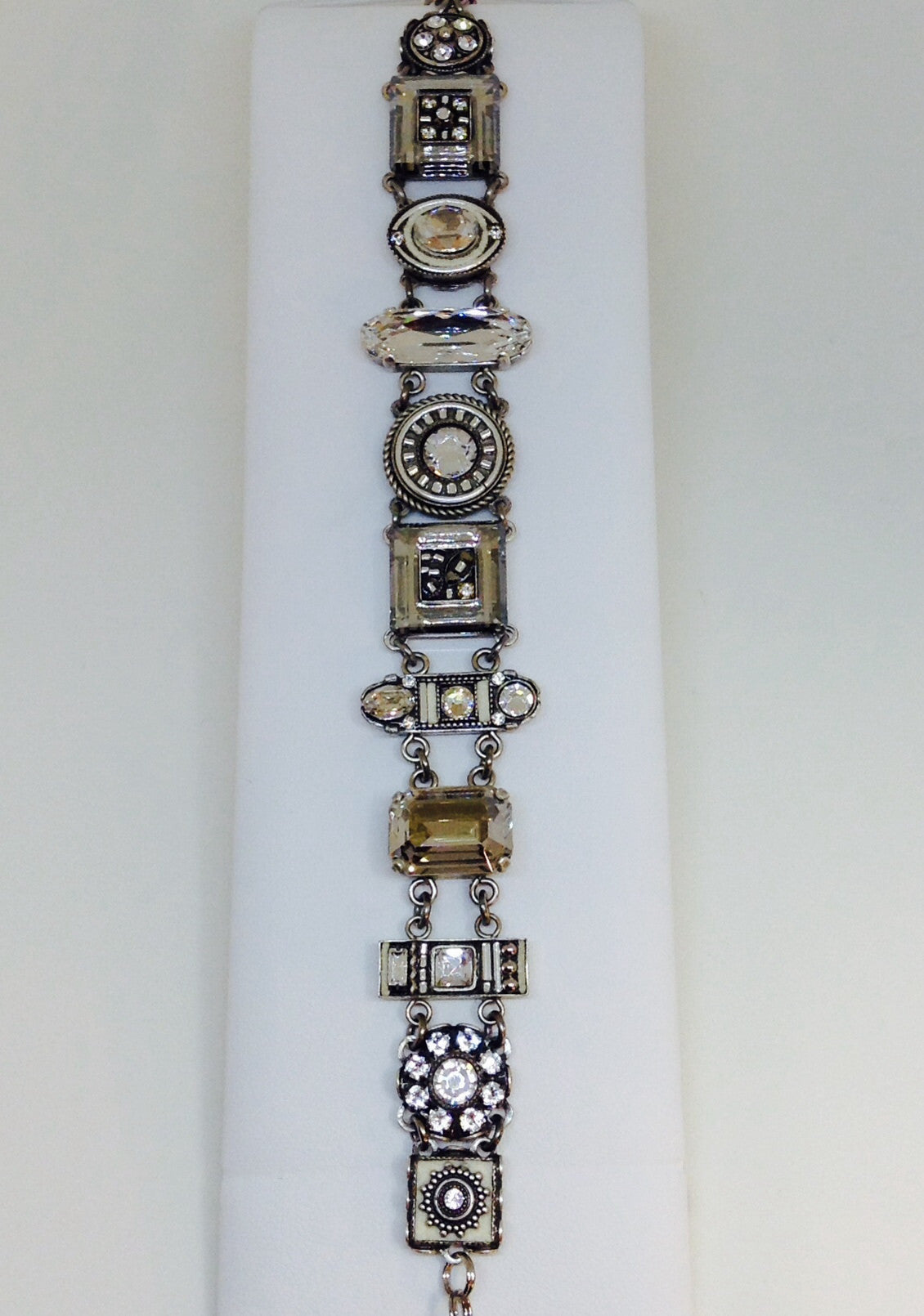 La Dolce Vita Crystal Bracelet-Silver