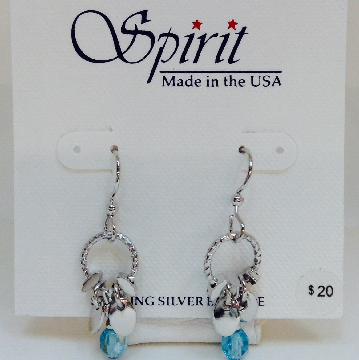 Silver Blue Earring