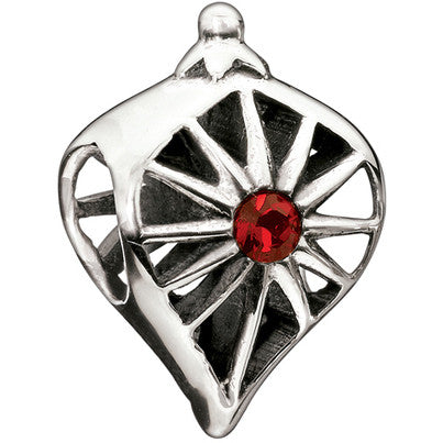 Sterling Silver w Stone - Glorious - Siam Swarovski