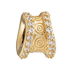 14K Gold - Fantasy - Clear CZ