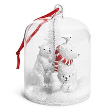 Polar Bear Globe Ornament