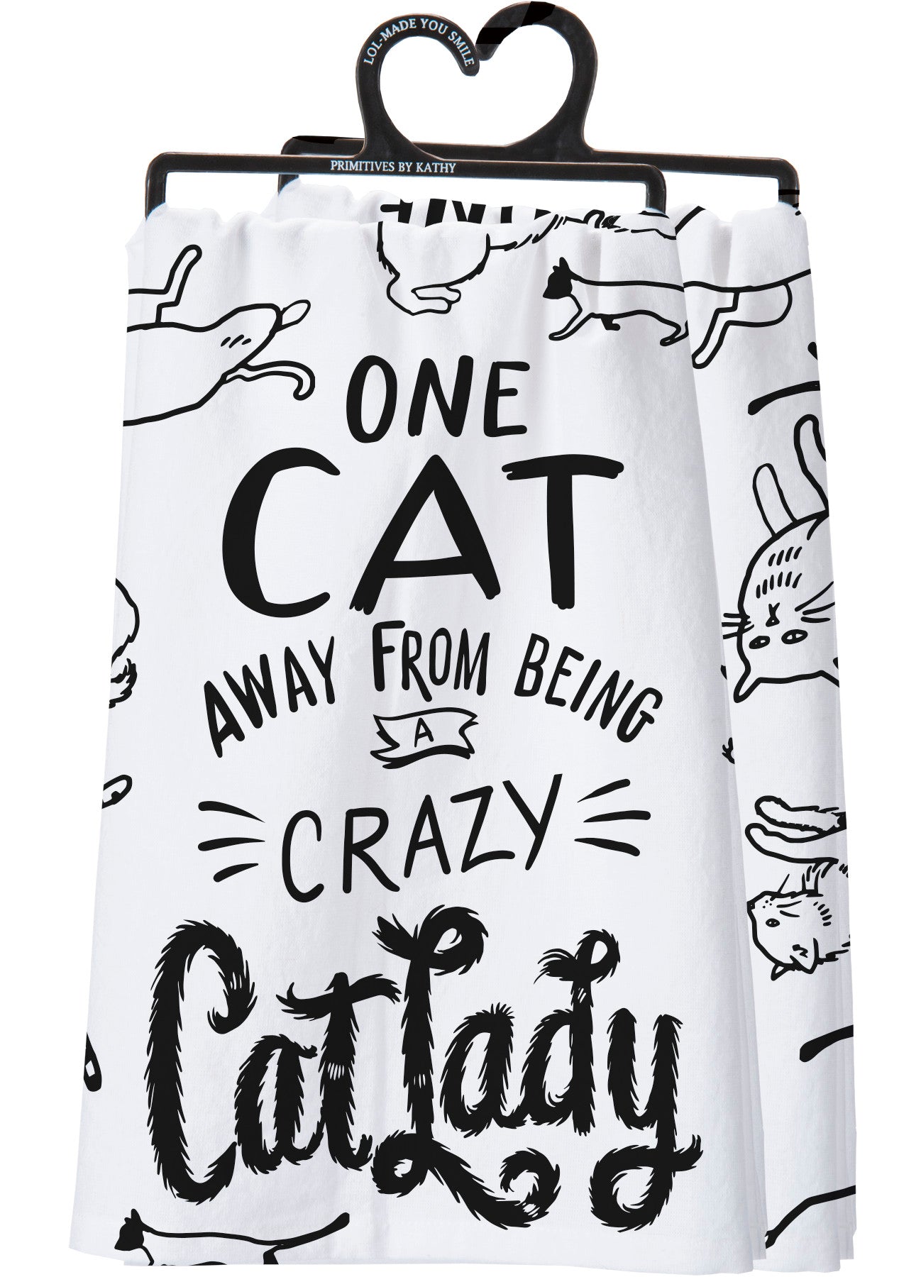 Crazy Cat Lady Dish Towel