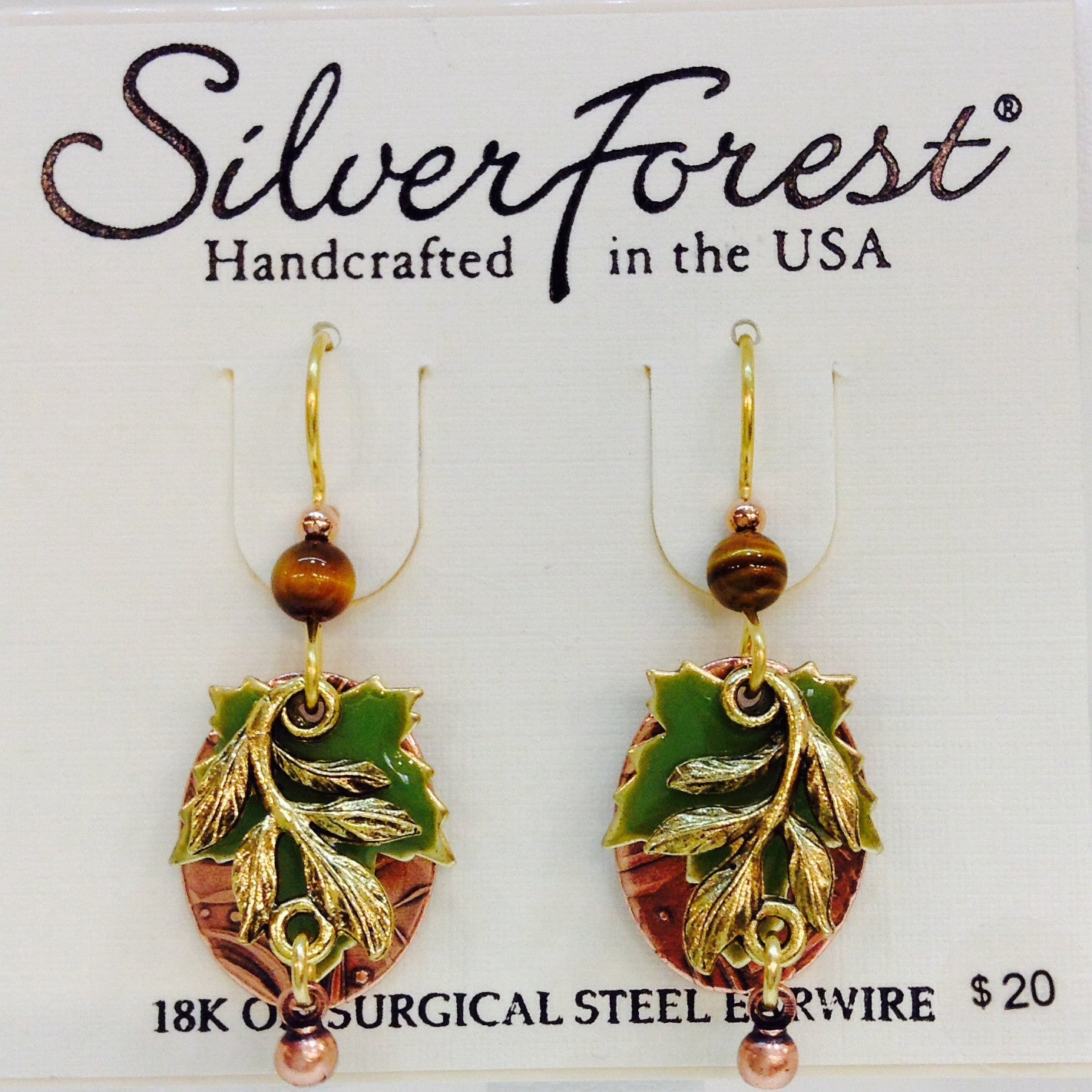 Branch With Tigers Eye Bead