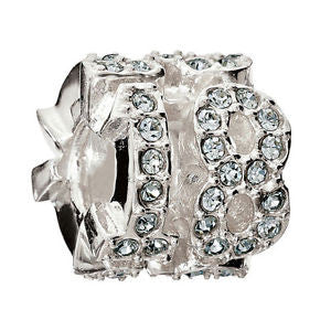 The Swarovski Collection - Lucky Number 18 - Black and White