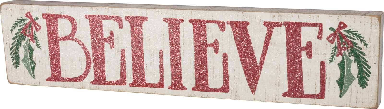 Slat Box Sign-Believe