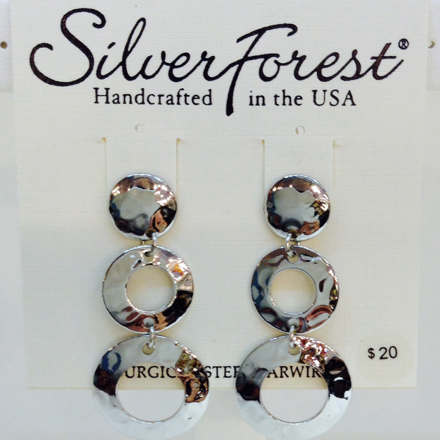 Silver Circle Earring