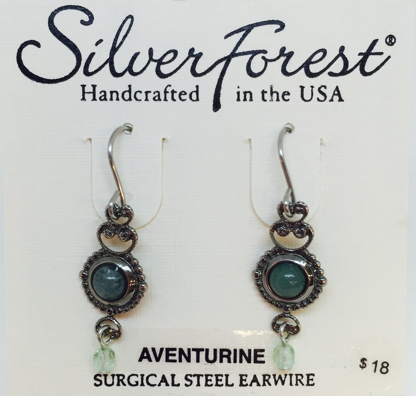 Aventurine With Dangle Earring
