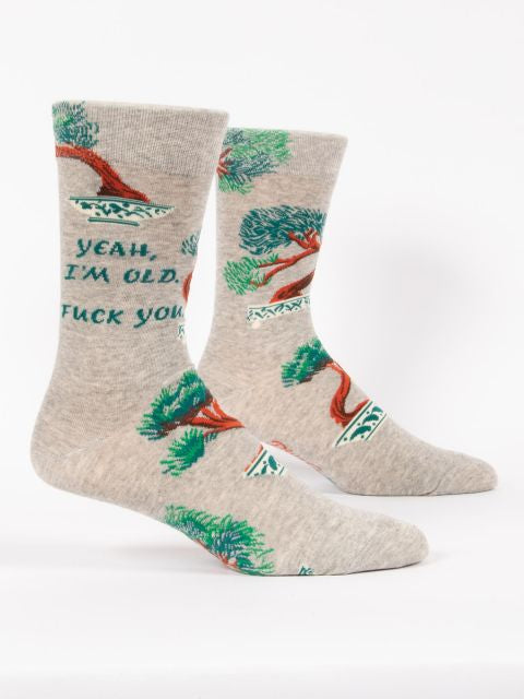 Yeah, I’m Old-Men’s Crew Sock