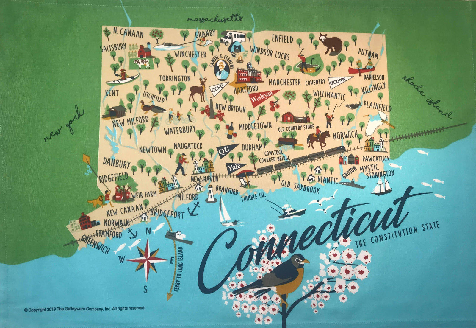 Connecticut Kitchen Towel