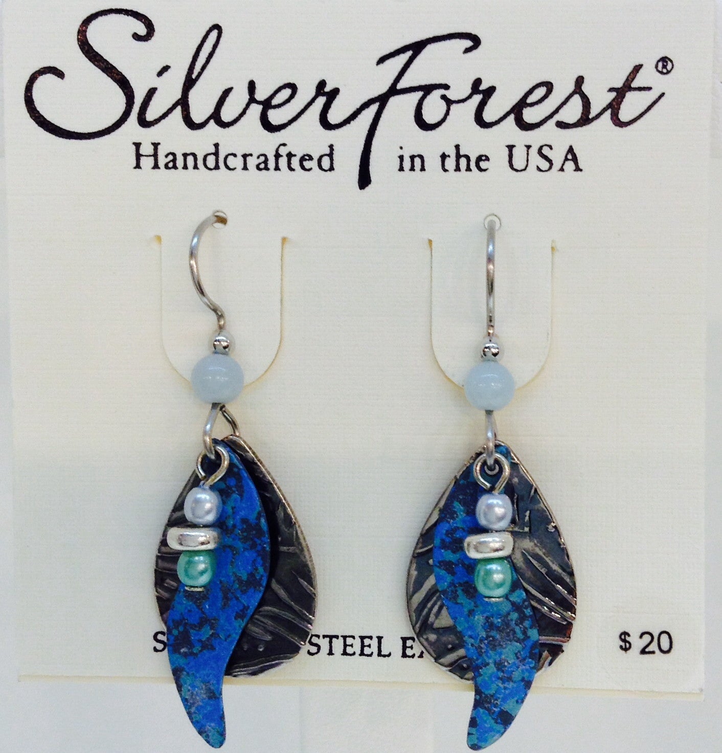 Teardrop With Blue Paisley