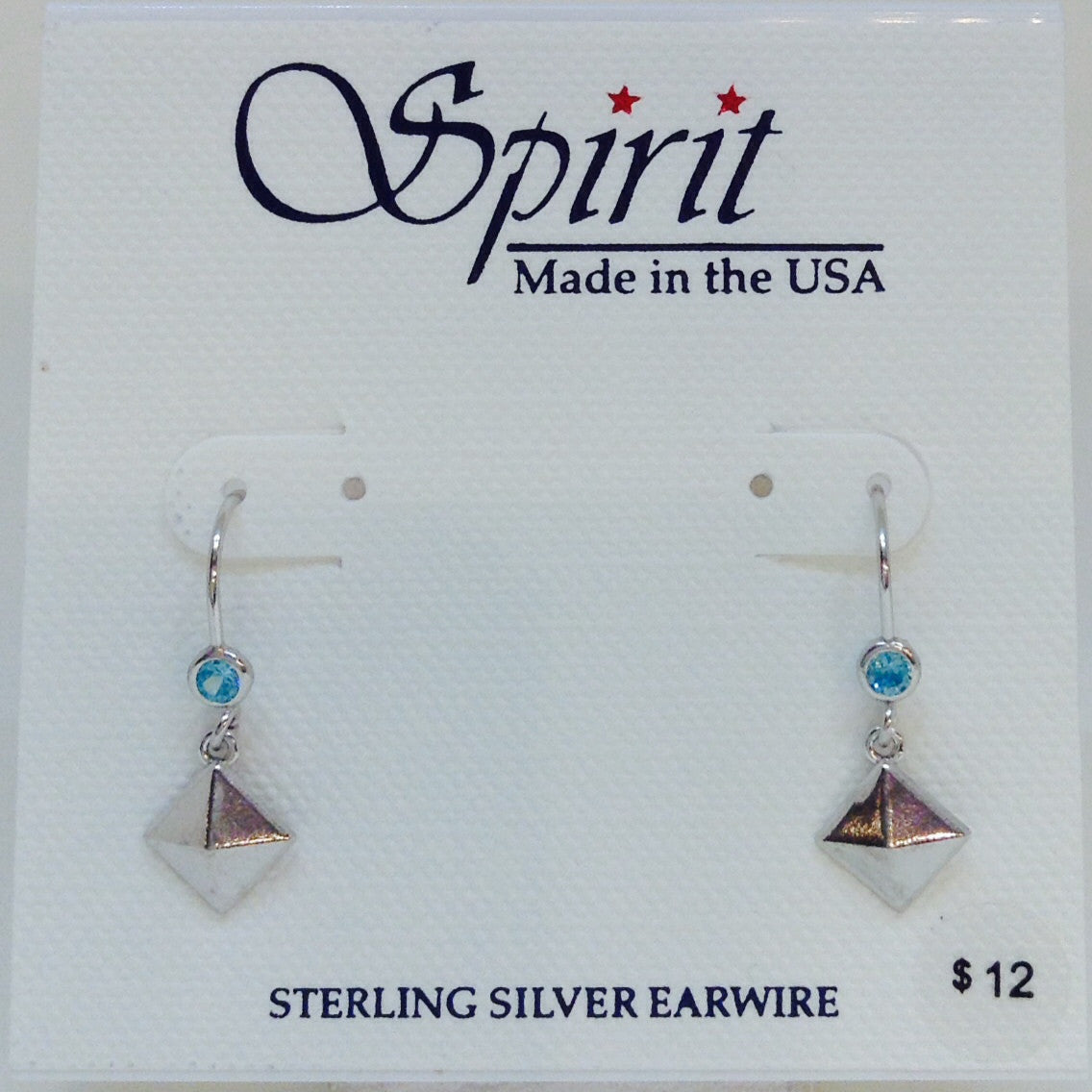 Pyramid With Blue Crystals