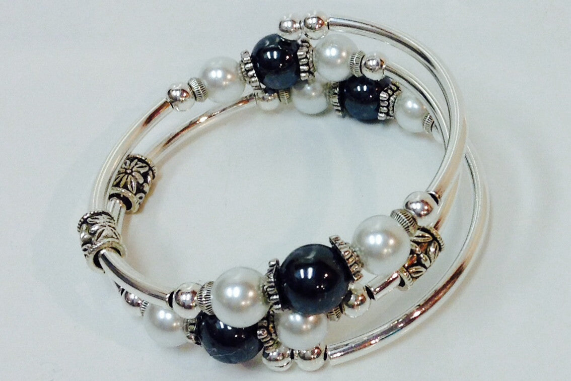 Evening Elegance Wrap Bracelet