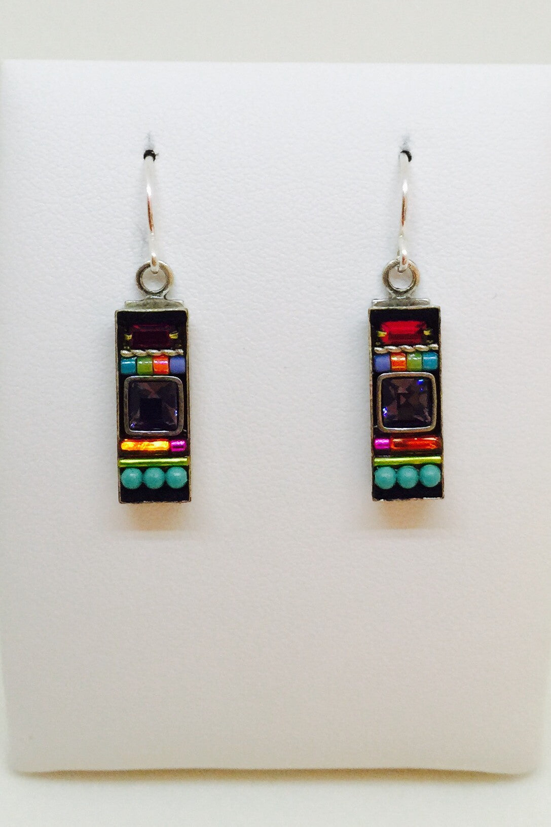 La Dolce Vita Rectangle Earring-Multicolor
