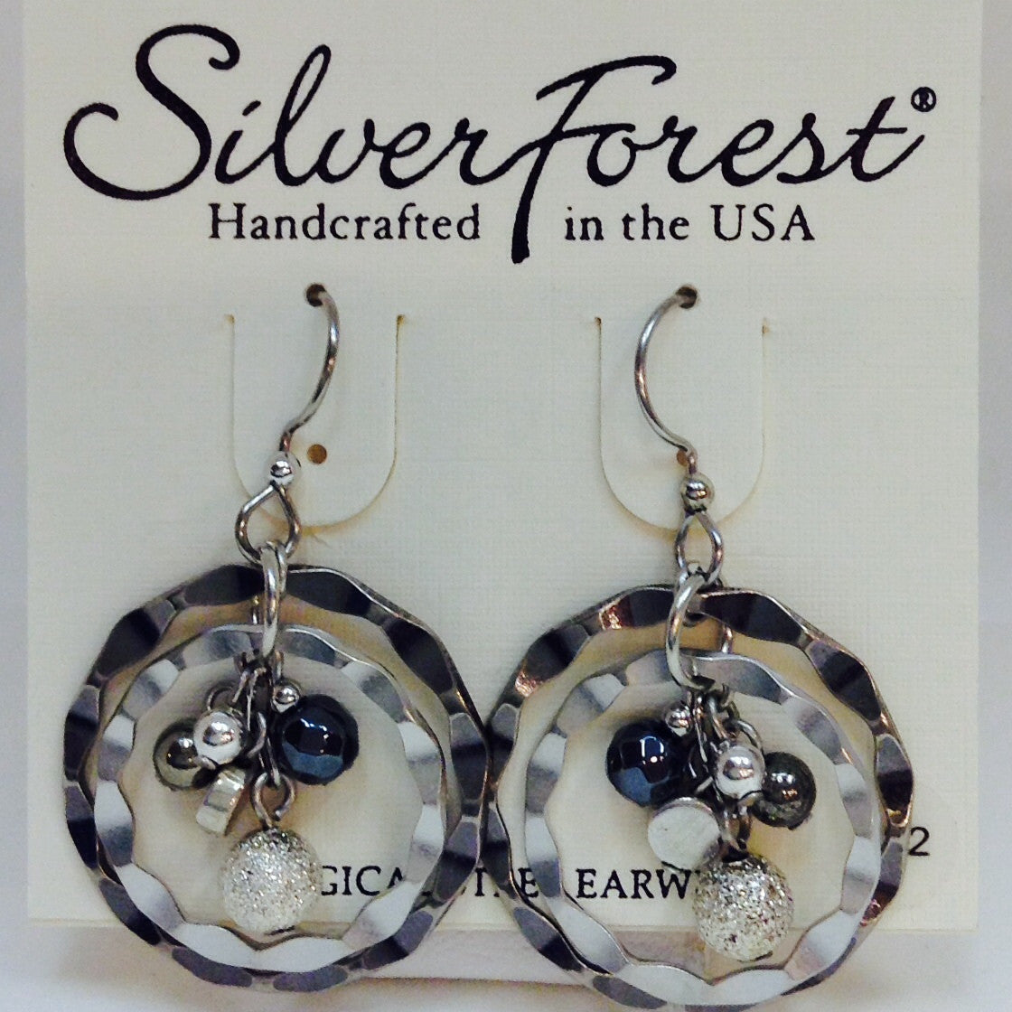 Silver Circle Dangle