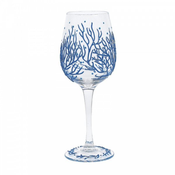 Coral Wine Glass