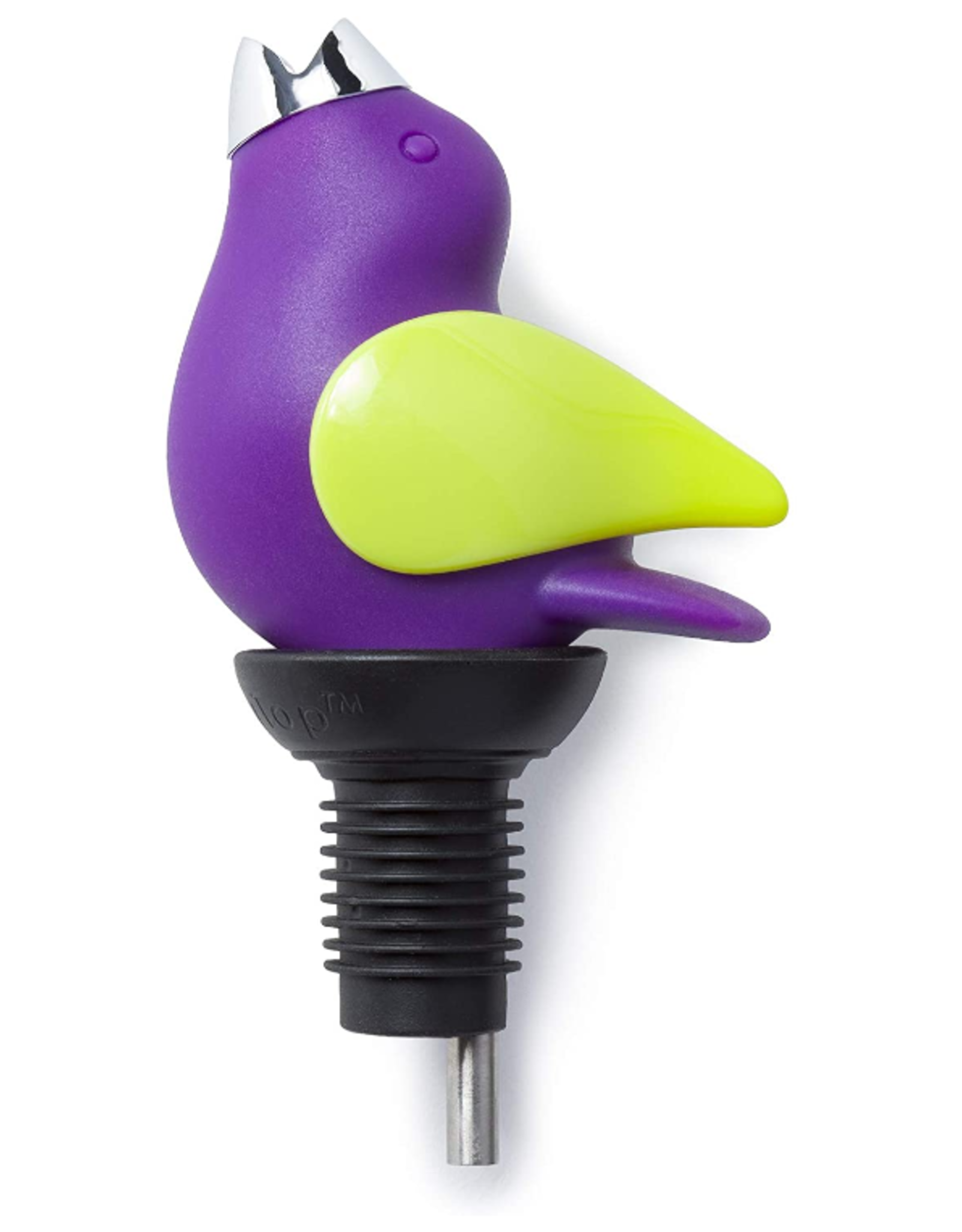 Chirpy Top Wine Pourer Purple/Kiwi