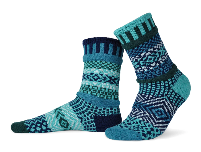 Evergreen Adult Crew Sock
