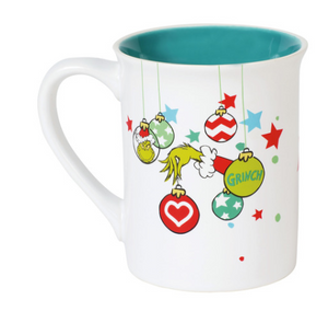 Resting Grinch Face Mug