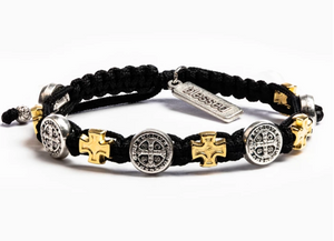 Blessing In Faith Bracelet-Black/Mixed