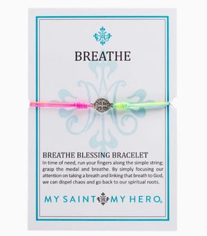 Breathe Bracelet-Rainbow/Silver