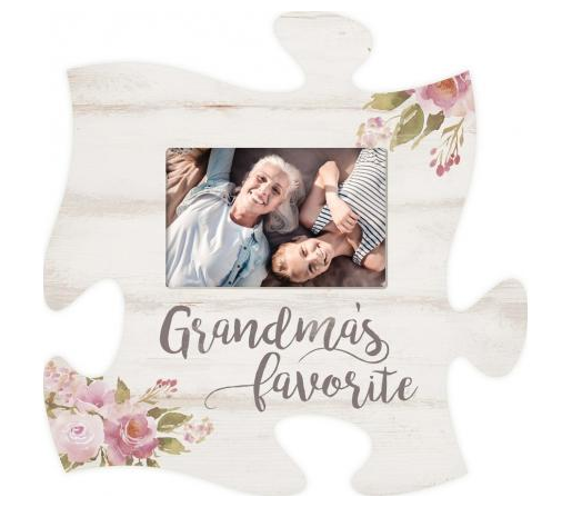 Grandma's Favorite Puzzle Piece Frame
