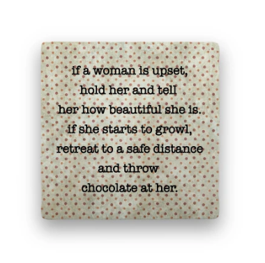 Woman-Upset Coaster