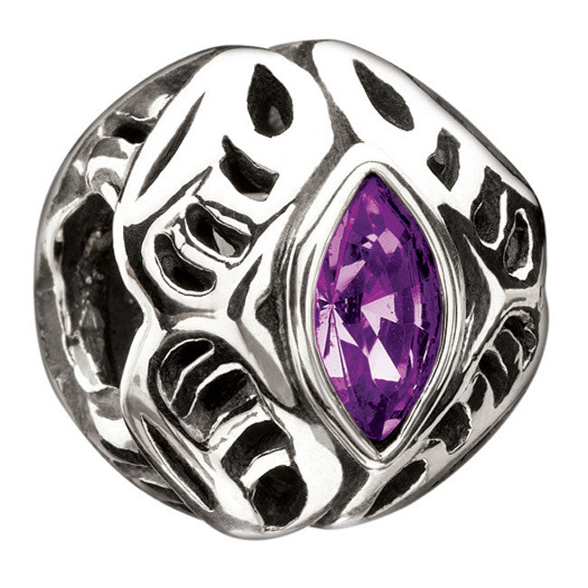 Sterling Silver w Stone - Celebrations - February Birthstone Swarovski