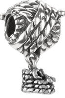 Sterling Silver - Needle and Yarn