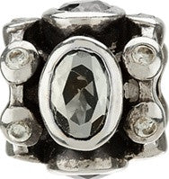 Sterling Silver w Stone - Royal - Clear CZ