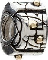 Silver & 14K Gold - Gold Dots