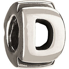 Sterling Silver - Letter D