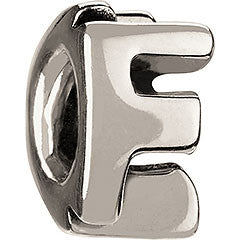 Sterling Silver - Letter F