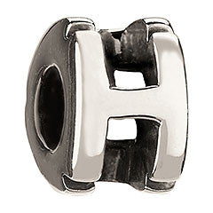 Sterling Silver - Letter H