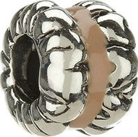 Sterling Silver w Enamel - Molded Hearts