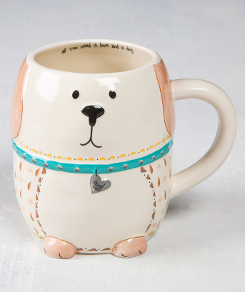 Folk Critter Mug Dog