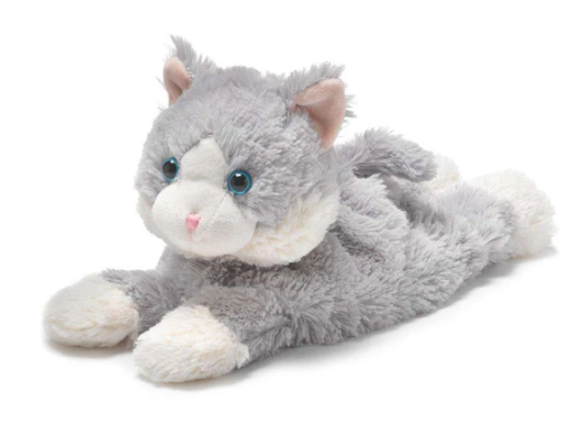 Large Grey Cat Laying Down Warmies