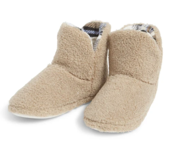 Teddy Fleece Cozy Booties