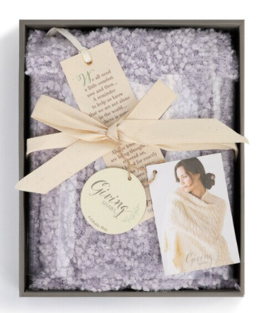 Light Purple Giving Shawl