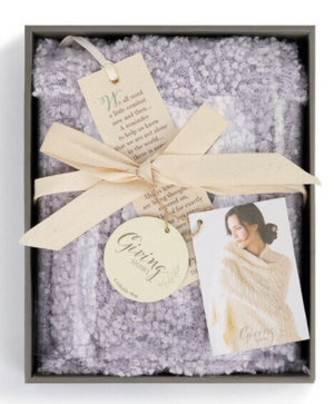 Light Purple Giving Shawl