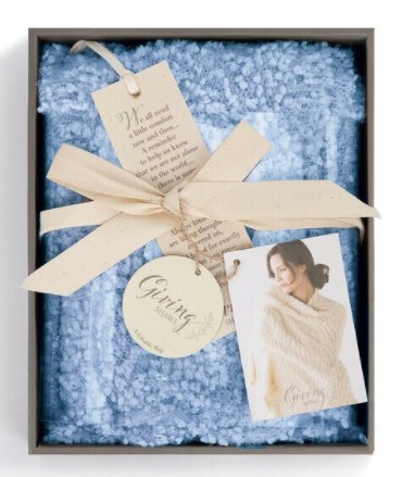 Light Blue Giving Shawl