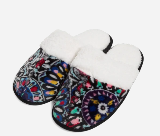 Sherpa Trim Slippers