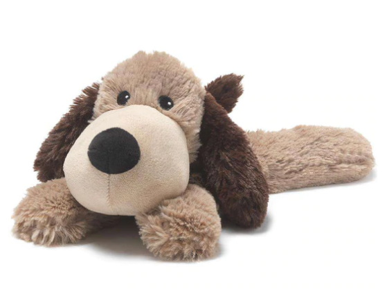 Brown Laying Down Dog Warmies